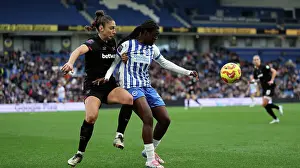 Brighton And Hove Albion Womens Striker Prints: Brighton and Hove Albion Women v West Ham United Women Women's Super League 16NOV24