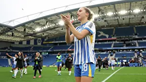 Celebrates At The Final Whistle Prints: Brighton and Hove Albion Women v West Ham United Women Women's Super League 16NOV24