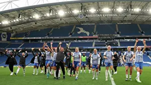 Celebrates At The Final Whistle Prints: Brighton and Hove Albion Women v West Ham United Women Women's Super League 16NOV24