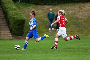 Images Dated 10th August 2014: Brighton & Hove Albion Women vs. Arsenal DS (10Aug14)