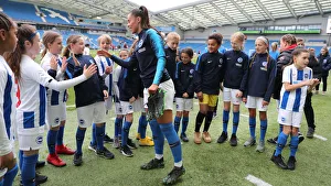 Brighton and Hove Albion Women vs. Arsenal Women: WSL Clash at American Express Community Stadium (29APR19) - Intense Action from the Women's Super League Match