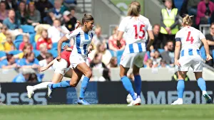 Brighton and Hove Albion Women vs. Arsenal Women: WSL Clash at American Express Community Stadium (29APR19) - Intense Match Action