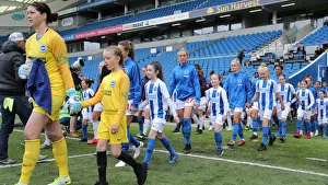 Brighton & Hove Albion Women vs. Arsenal Women: WSL Clash at American Express Community Stadium (29APR19) - Intense Match Action