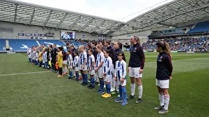 Brighton & Hove Albion Women vs. Arsenal Women: WSL Clash at American Express Community Stadium (29APR19) - Intense Match Action