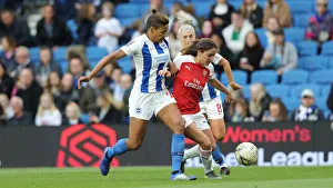 Brighton & Hove Albion Women vs. Arsenal Women: WSL Clash at American Express Community Stadium (29APR19) - Intense Match Action