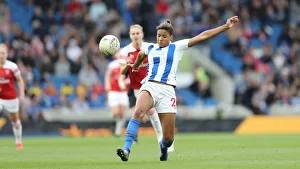 Brighton and Hove Albion Women vs. Arsenal Women: WSL Clash at American Express Community Stadium (29APR19) - Intense Match Action