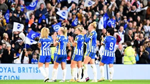Images Dated 15th November 2021: Brighton & Hove Albion Women vs. Leicester City Women: Premier League Showdown at American Express