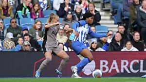 Images Dated 15th October 2023: Brighton & Hove Albion Women vs. Tottenham Hotspur Women: A Premier League Showdown at Amex