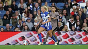 Images Dated 15th October 2023: Brighton & Hove Albion Women vs. Tottenham Hotspur Women: A Premier League Showdown at Amex