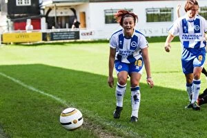 Images Dated 6th October 2013: Brighton & Hove Albion Women vs. Lewes: 2013-14 Season Matches