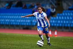 Images Dated 15th December 2013: Brighton & Hove Albion Women vs. Portsmouth: Thrilling Matches from the 2013-14 Season