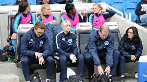 Brighton and Hove Albion Women vs Arsenal Women: WSL Clash at American Express Community Stadium (29APR19) - Match Action