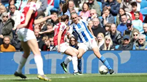 Brighton and Hove Albion Women vs Arsenal Women: WSL Clash at American Express Community Stadium (29APR19) - Intense Action from the Women's Super League Match