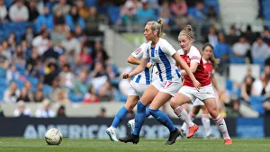 Brighton and Hove Albion Women vs Arsenal Women: WSL Clash at American Express Community Stadium (29APR19) - Intense Match Action