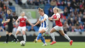 Brighton and Hove Albion Women vs Arsenal Women: WSL Clash at American Express Community Stadium (29APR19) - Intense Match Action