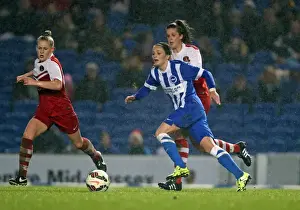 Brighton & Hove Albion Women vs Charlton Athletic Ladies: FA Womens Premier League Clash at American Express Community Stadium (December 2015)