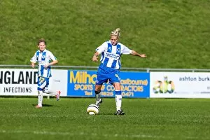 Images Dated 6th October 2013: Brighton & Hove Albion Women vs Lewes: A Historic Clash in the 2013-14 Season - Brighton And Hove