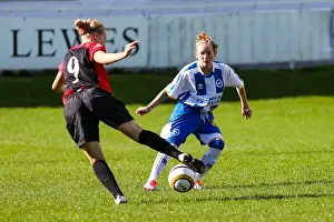 Lewes Prints: Brighton & Hove Albion Women vs Lewes: A Historic Clash in the 2013-14 Season - Brighton And Hove Albion