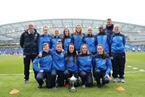 Images Dated 3rd April 2015: Brighton and Hove Albion Women vs Norwich City: Sky Bet Championship Showdown at American Express