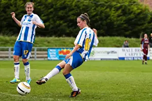 Charlotte Owen Prints: Brighton & Hove Albion Women's Football: 2013-14 Season - Match Against Chesham