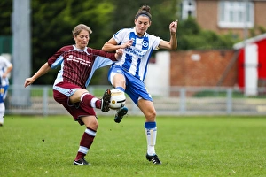 Chesham Prints: Brighton & Hove Albion Women's Team vs. Chesham - 2013-14 Season