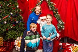 Images Dated 23rd December 2012: Brighton & Hove Albion Young Seagulls: Magical Christmas Party at Santa's Grotto (2012)