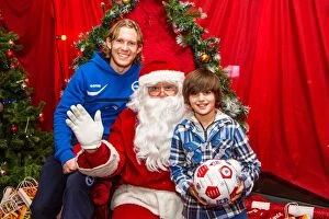 Images Dated 23rd December 2012: Brighton & Hove Albion Young Seagulls: Magical Christmas Party at Santa's Grotto (2012)