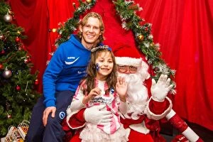 Images Dated 23rd December 2012: Brighton & Hove Albion Young Seagulls' Magical Christmas Party at Santa's Grotto (2012)