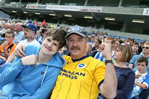 Brighton & Hove Albion: Young Seagulls Open Training Session - Fans Gather for a Glimpse (31st July 2015)