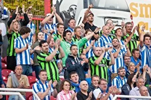 Images Dated 14th August 2012: Brighton & Hove Albion's 2012-13 FA Cup Journey: Away Game at Swindon Town
