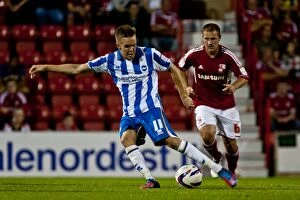 Images Dated 14th August 2012: Brighton & Hove Albion's 2012-13 FA Cup Journey: Away Game at Swindon Town