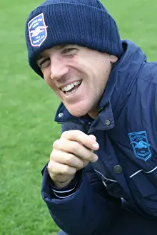Adam El-Abd Prints: Brighton and Hove Albion's Adam El-Abd Focused and Ready: Warming Up for the Big Game