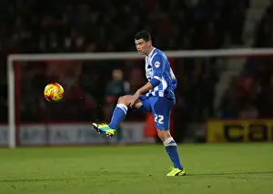 Bournemouth 01NOV14 Prints: Brighton & Hove Albion's Adrian Colunga at American Express Community Stadium during SkyBet Championship Match vs