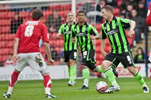 Barnsley 28-04-2012 Prints: Brighton & Hove Albion's Alan Navarro in Action Against Barnsley