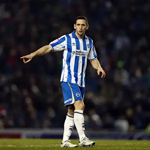 Millwall - 18-12-2012 Prints: Brighton & Hove Albion's Andrew Crofts Amidst the Forest of Amex Stadium during Millwall Match