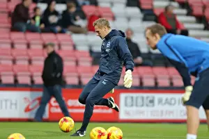 Bournemouth 01NOV14 Prints: Brighton & Hove Albion's Antti Niemi in Action at American Express Community Stadium during SkyBet Championship