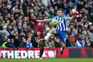 Event:bn 20130105 Prints: Brighton & Hove Albion's Ashley Barnes Thrills in FA Cup Clash Against Newcastle United (January 5)