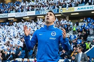 Images Dated 16th May 2016: Brighton & Hove Albion's Beram Kayal in Action during the Intense Sky Bet Championship Play-off