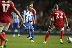 Nottingham Forest 12AUG16 Prints: Brighton & Hove Albion's Beram Kayal in Action Against Nottingham Forest