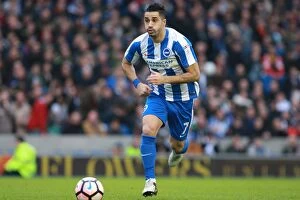 Images Dated 7th January 2017: Brighton & Hove Albion's Beram Kayal in FA Cup Action vs Milton Keynes Dons (07JAN17)