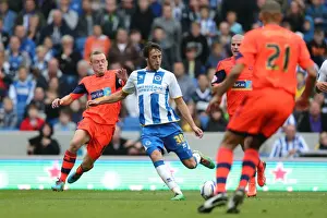 Brighton & Hove Albion's Will Buckley Scores Third Goal Against Bolton Wanderers (3-1), September 21, 2013
