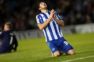 Nottingham Forest - 15-12-2012 Prints: Brighton & Hove Albion's Will Buckley's Disappointment as Forest Secure Late Victory (December 15)