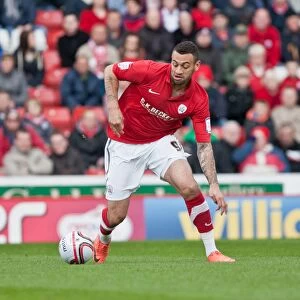 Images Dated 28th April 2012: Brighton & Hove Albion's Craig Davies in Action at Barnsley, Npower Championship, 2012