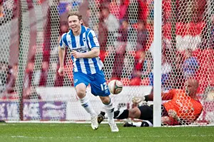 Doncaster Rovers - 03-03-12 Prints: Brighton & Hove Albion's Craig Mackail-Smith Scores First Goal: 1-0 Lead Over Doncaster Rovers (March 3)