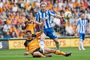 Hull City - 18-08-2012 Prints: Brighton & Hove Albion's Craig Mackail-Smith Scores Against Hull City - Npower Championship