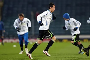 Blackburn Rovers - 22-01-2013 Prints: Brighton & Hove Albion's David Lopez Training Ahead of Brighton Derby vs