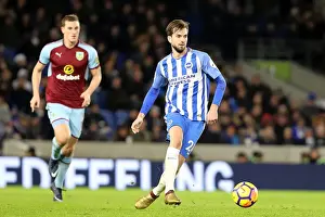 Burnley 16DEC17 Prints: Brighton & Hove Albion's Davy Propper in Action Against Burnley (16DEC17)