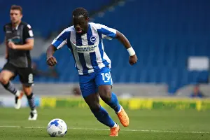Brighton & Hove Albion's Elvis Manu in Action against Colchester United during the EFL Cup First Round, 9th August 2016