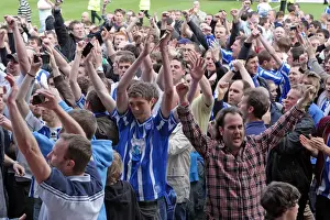 Season 2010-11 Prints: Brighton & Hove Albion's Euphoric Away Victory at Walsall (2010-11 Season)