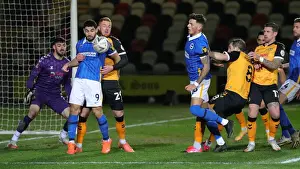 Brighton and Hove Albion's FA Cup Battle at Newport County: A Tight 10th January 2021 Encounter (Newport County 1-X Brighton)